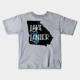 Lake Lanier over Georgia Kids T-Shirt